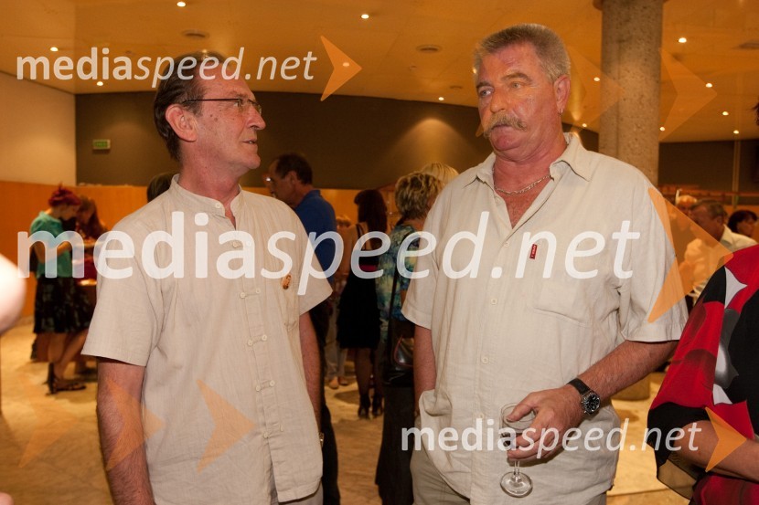 Boro Vujičić, inspicient in Branko Ličen, igralecKdor sam do večera potuje skozi svet, premiera SNG Nova Gorica