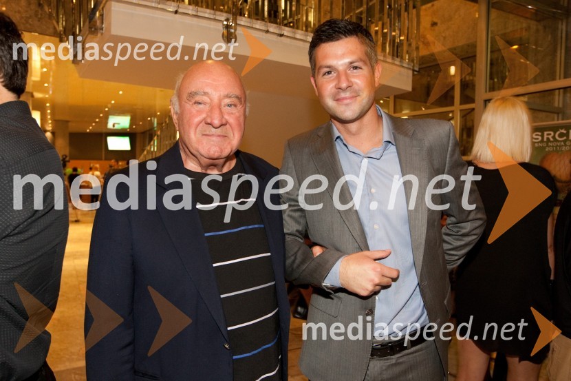 Anton Nanut, dirigent in 	Matjaž Nemec, tajnik predsednika vladeKdor sam do večera potuje skozi svet, premiera SNG Nova Gorica