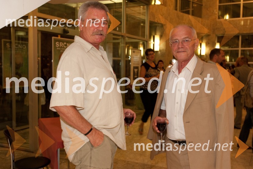 Branko Ličen, igralec in Bine Matoh, igralecKdor sam do večera potuje skozi svet, premiera SNG Nova Gorica