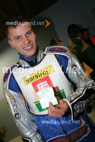 Matej Žagar (AMTK Ljubljana) je izžrebal prvo mestoSPEEDWAY, Zlata čelada Lendava