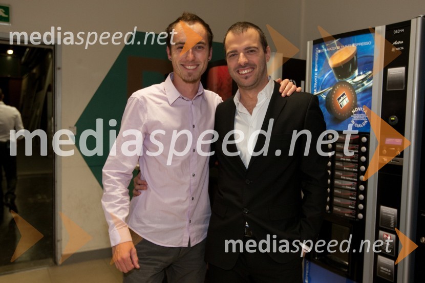 Luka Jošovc, bobnar in Rudi Bučar, glasbenikSlovenska popevka 2011