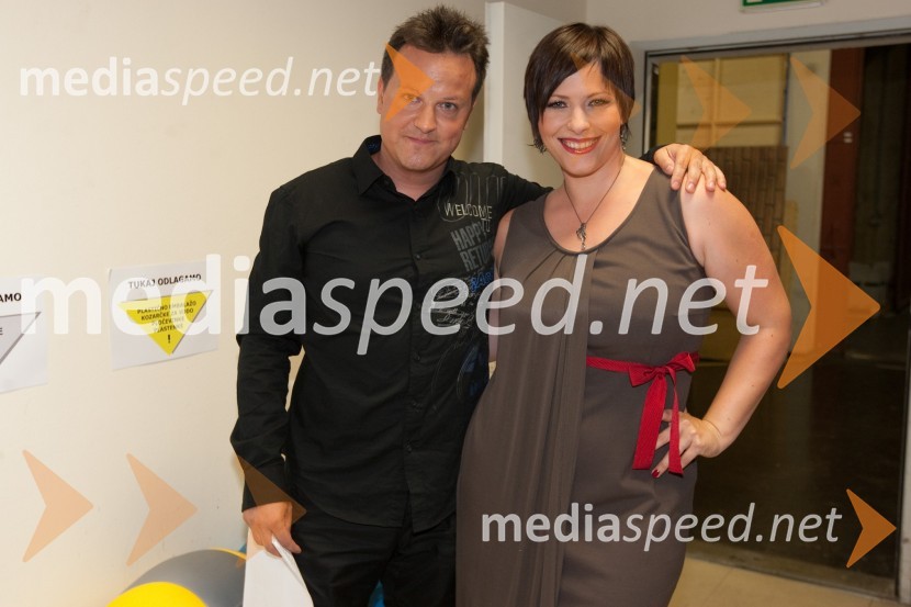 Rok Golob, glasbenik in Nuška Drašček, pevkaSlovenska popevka 2011