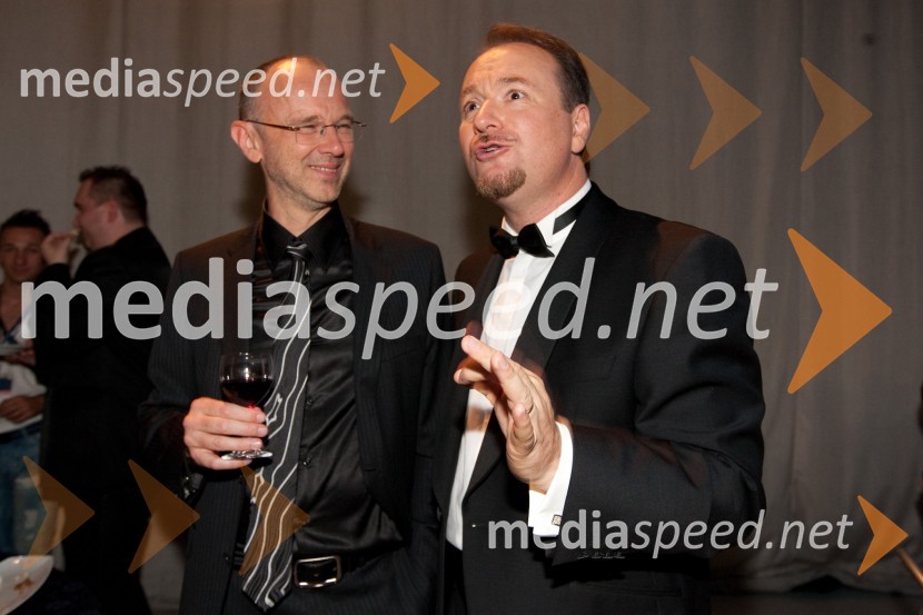 Lojze Krajnčan, dirigent in Patrik Greblo, dirigentSlovenska popevka 2011