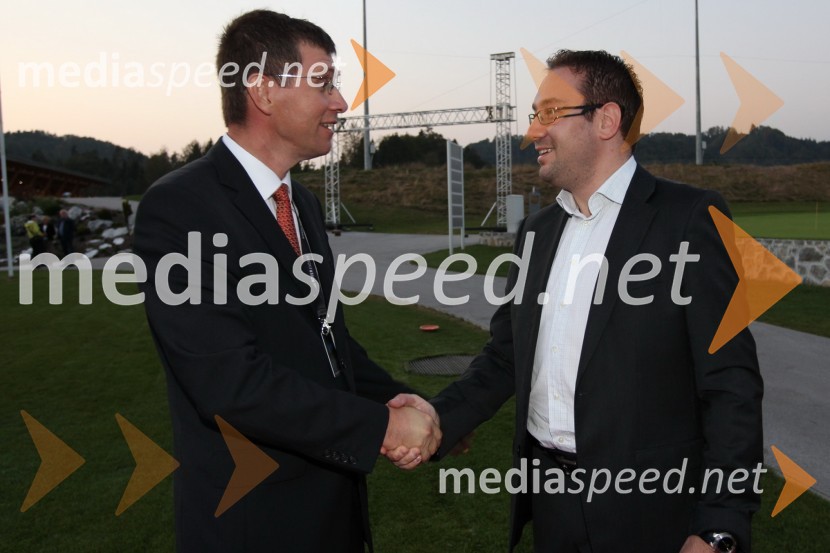 Martin Logar, direktor družbe Summit Avto in ...Range Rover Evoque, VIP predstavitev