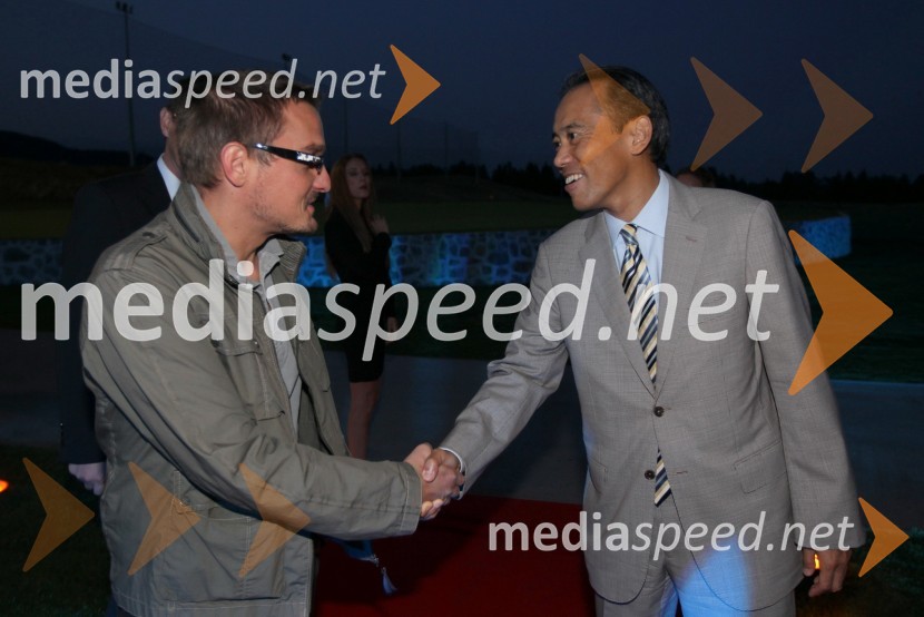 … in Nakagawa Hiroshi, izvršni direktor Summit Avta
Range Rover Evoque, VIP predstavitev