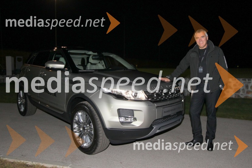 Zoran Predin, pevec in častni ambasador projekta Utrip mestaRange Rover Evoque, VIP predstavitev