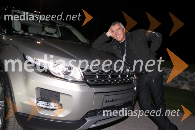 Zoran Predin, pevec in častni ambasador projekta Utrip mestaRange Rover Evoque, VIP predstavitev