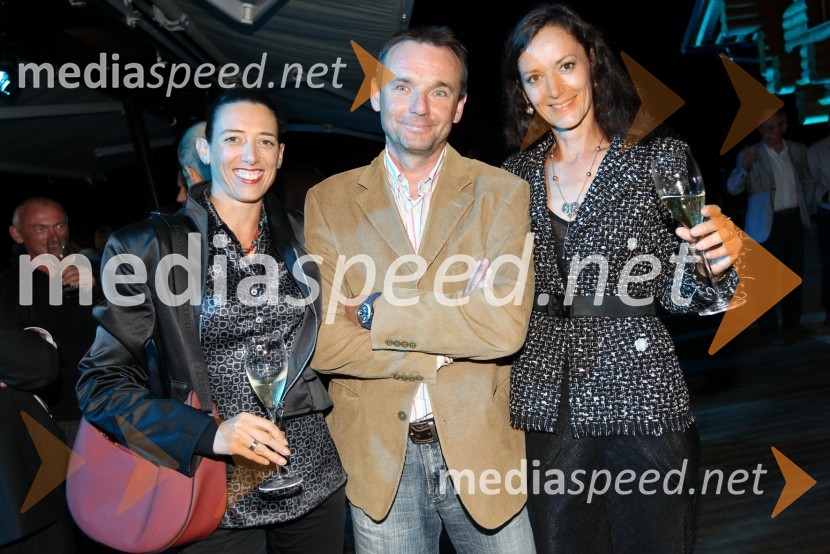 Dr. Nataša Slak Valek, Aleš Fevžer in mag. Mateja GaberRange Rover Evoque, VIP predstavitev