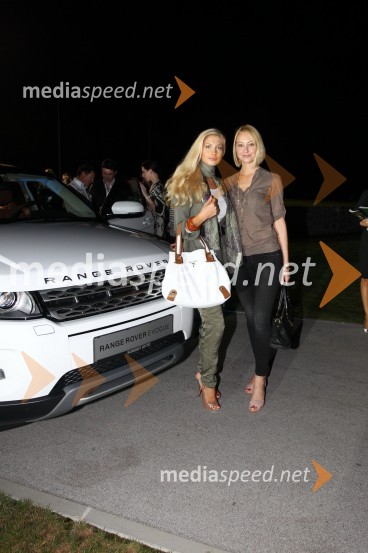 Lucija Gubenšek, TV voditeljica in manekenka in Polona Kostjukovskij, Summit AvtoRange Rover Evoque, VIP predstavitev