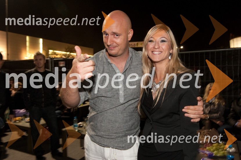 Boštjan Vajs, član skupine Victory in Kaly Kolonič, piarovka21. Obletnica skupine Victory