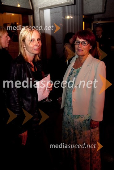 Petra Vidali, urednica kulture časnika Večer in gledališka kritičarka  ter Branka Nikl Klampfer, producentka Drame SNG MariborZborovanje ptic, premiera SNG Maribor