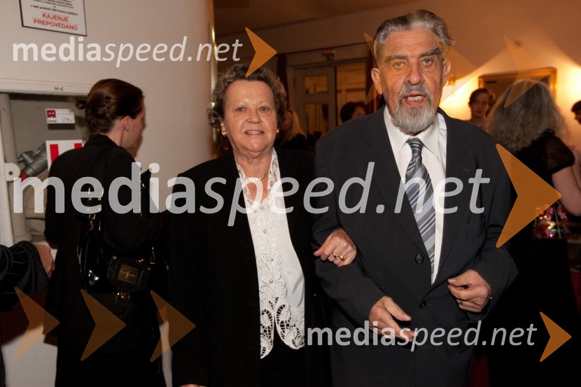 Ciril Zlobec, literat in soproga VeronikaLjubezen in država, premiera SNG Drama Ljubljana