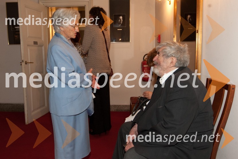 Marija Pavček in Polde Bibič igralecLjubezen in država, premiera SNG Drama Ljubljana