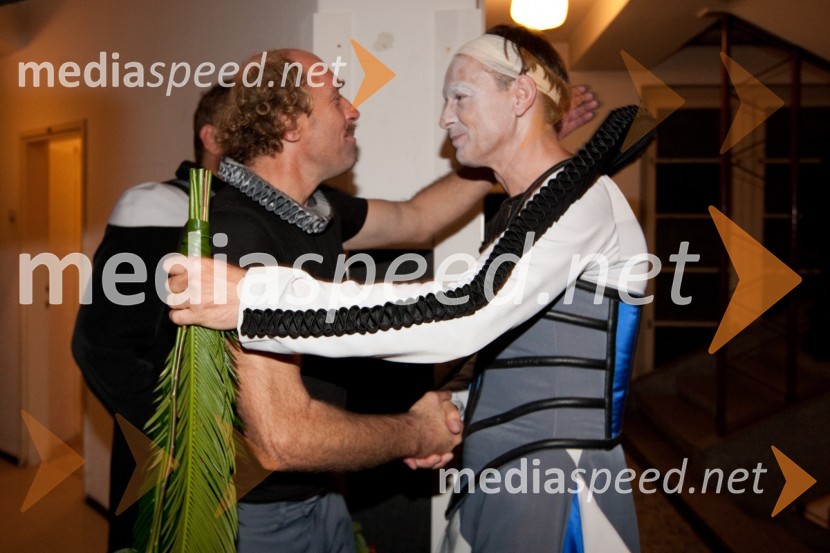 Janez Škof, igralec in Igor Samobor, igralecLjubezen in država, premiera SNG Drama Ljubljana