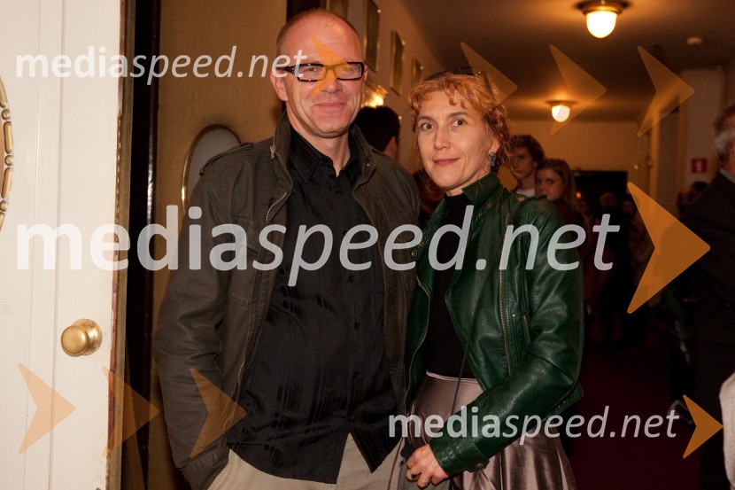 	Uroš Korenčan, direktor Lutkovnega gledališča Ljubljana in Barbara Hieng Samobor, direktorica MGLLjubezen in država, premiera SNG Drama Ljubljana