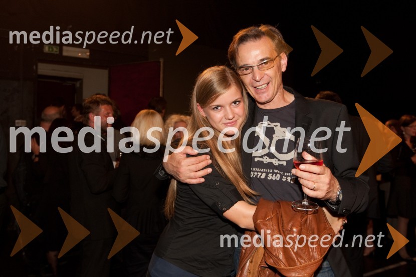 Igor Samobor, igralec in hči AnaLjubezen in država, premiera SNG Drama Ljubljana