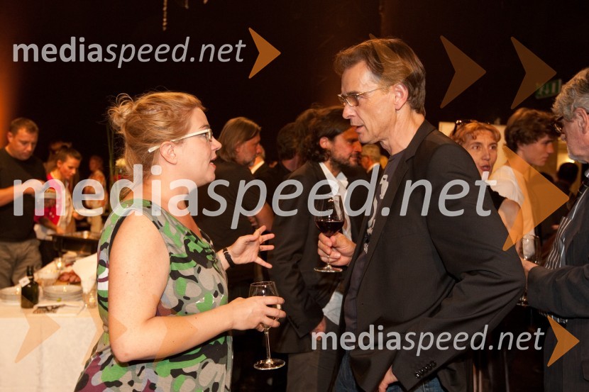 Ivana Djilas, režiserka in Igor Samobor, igralecLjubezen in država, premiera SNG Drama Ljubljana