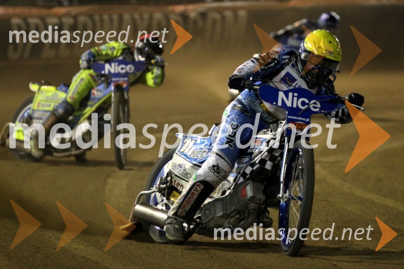 Kenneth Bjerre (Danska) in Fredrik Lindgren (Švedska)Speedway, Grand Prix 2011, VN Hrvaške