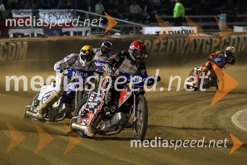 Matej Žagar (Slovenija) in Chris Harris (Velika Britanija)Speedway, Grand Prix 2011, VN Hrvaške