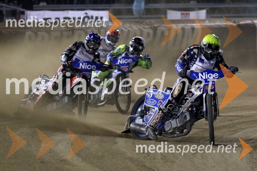 Chris Harris (Velika Britanija), Nicki Pedersen (Danska), Kenneth Bjerre (Danska), Greg Hancock (ZDA)Speedway, Grand Prix 2011, VN Hrvaške