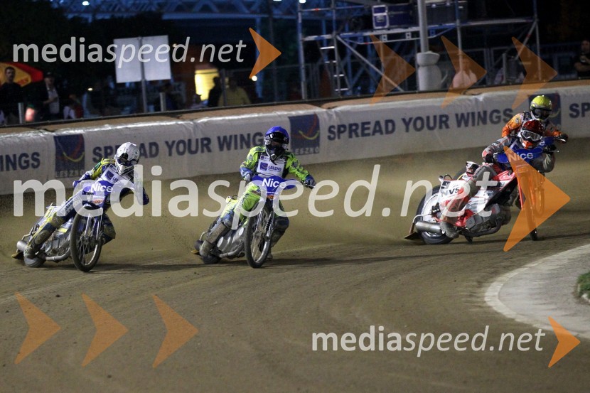	 Tomasz Gollob (Poljska), Kenneth Bjerre (Danska), Andreas Jonsson (Švedska)Speedway, Grand Prix 2011, VN Hrvaške