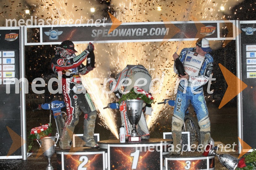 Chris Harris (Velika Britanija), Andreas Jonsson (Švedska), Fredrik Lindgren (Švedska)Speedway, Grand Prix 2011, VN Hrvaške