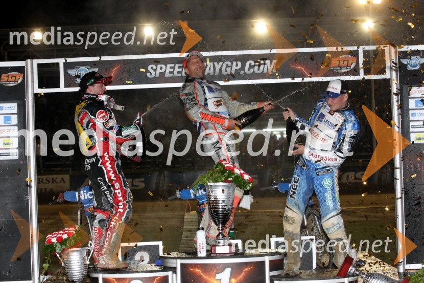 Chris Harris (Velika Britanija), Andreas Jonsson (Švedska), Fredrik Lindgren (Švedska)Speedway, Grand Prix 2011, VN Hrvaške