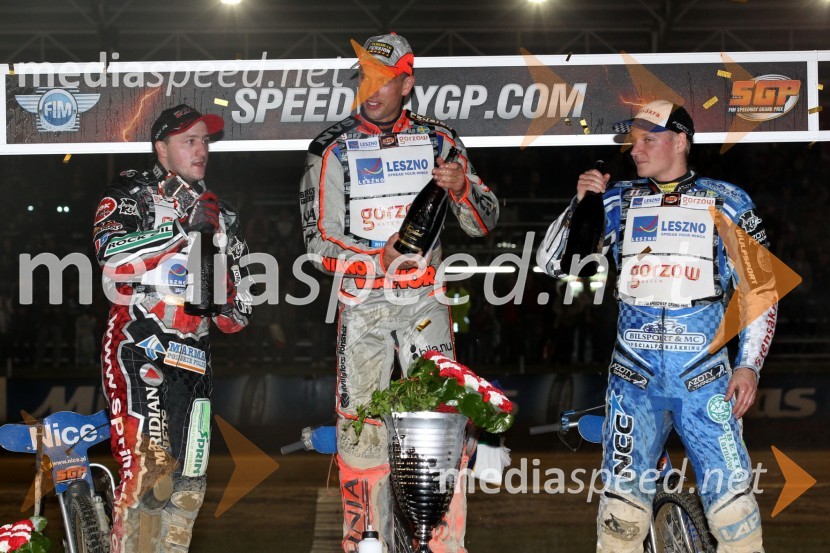 Chris Harris (Velika Britanija), Andreas Jonsson (Švedska), Fredrik Lindgren (Švedska)Speedway, Grand Prix 2011, VN Hrvaške