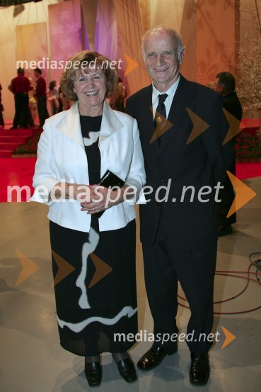 Lojze Slak, glasbenik in soproga IvankaV spomin: Lojze Slak, legenda narodnozabavne glasbe