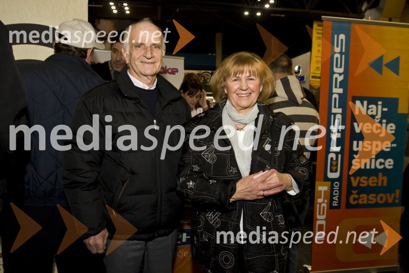 Lojze Slak, glasbenik in soproga IvankaV spomin: Lojze Slak, legenda narodnozabavne glasbe