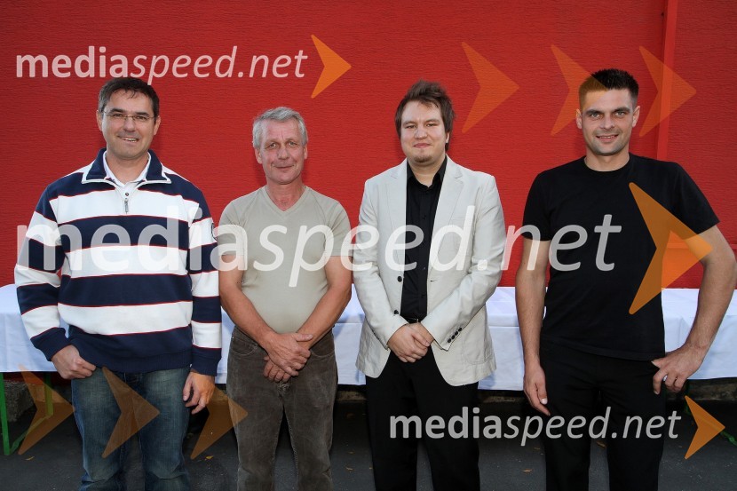 Dejan Zorman, Anton Strniša, Andrej Rebernik in Viktor Malec, zaposleni na GŠGROtvoritev novih prostorov Glasbene šole Gornja Radgona