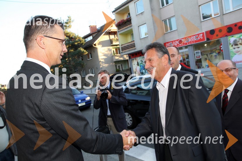Igor Lukšič, minister za šolstvo in šport, Anton Kampuš, župan občine Gornja Radgona ter Vinko Rous, podžupan občine Gornja RadgonaOtvoritev novih prostorov Glasbene šole Gornja Radgona