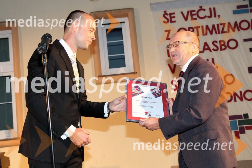 Tomaž Polak, ravnatelj Glasbene šole Gornja Radgona in Vinko Rous, podžupan občine Gornja RadgonaOtvoritev novih prostorov Glasbene šole Gornja Radgona
