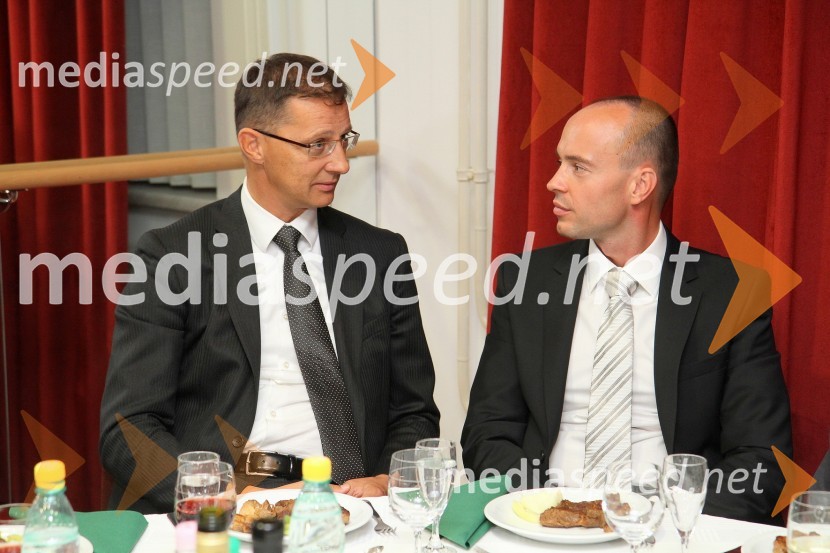 Igor Lukšič, minister za šolstvo in šport ter Tomaž Polak, ravnatelj Glasbene šole Gornja RadgonaOtvoritev novih prostorov Glasbene šole Gornja Radgona