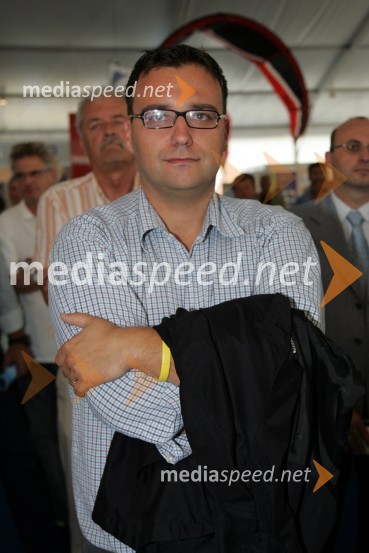 Boštjan Zagorac, poslanec SNSOtvoritev Navtičnega salona