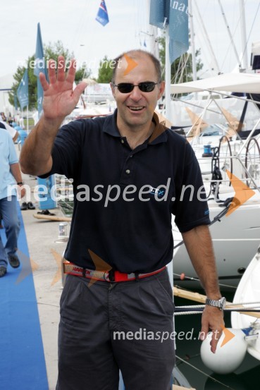 Tomaž Kunaver, direktor podjetja TTY d.o.o., uvoznik za jadrnice BavariaOtvoritev Navtičnega salona