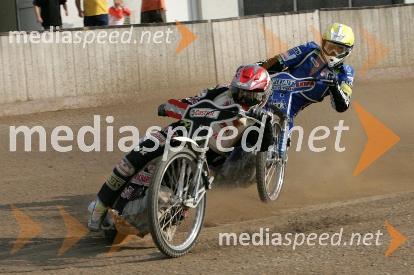Manuel Hauzinger, Avstrija in Matej Žagar, AMTK LjubljanaSPEEDWAY, 3. dirka DP posameznikov Slovenije, Avstrije in Hrvaške