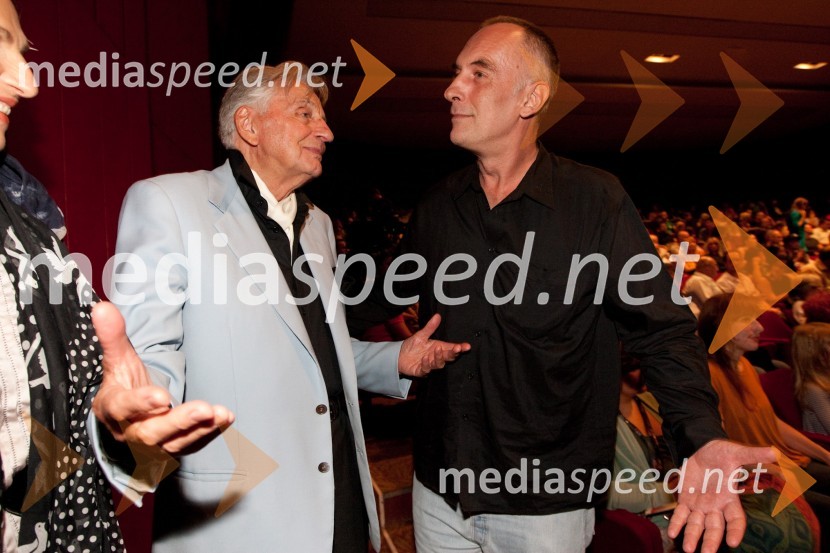 Demeter Bitenc, igralec in Jonas Žnidaršič, igralec14. festival slovenskega filma, zaključek