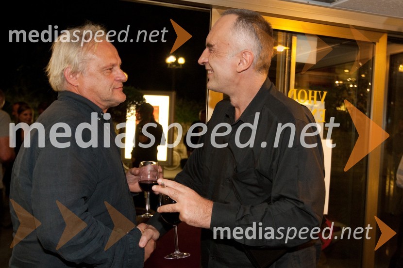 Pavle Ravnohrib, igralec in Jonas Žnidaršič, igralec14. festival slovenskega filma, zaključek