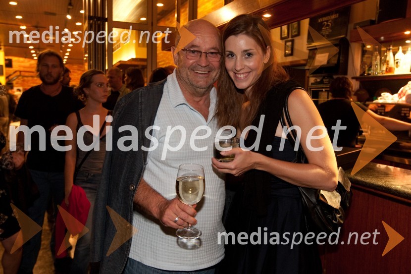 Vlado Novak, igralec in Nina Rakovec, igralka14. festival slovenskega filma, zaključek