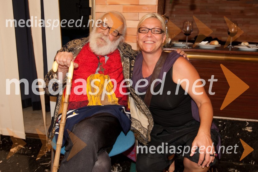 Peter Zobec, filmski ustvarjalec in Neda Rusjan Bric, igralka, režiserka14. festival slovenskega filma, zaključek