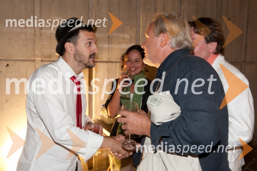 Martin Marion, igralec in Pavle Ravnohrib, igralec14. festival slovenskega filma, zaključek