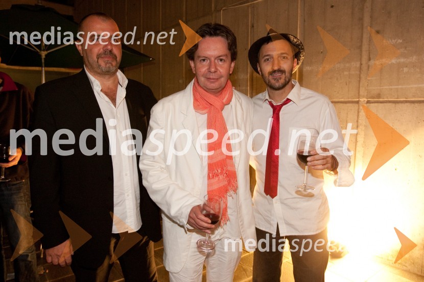 Nikola Kojo, igralec, Andrej Košak, režiser in Martin Marion, igralec14. festival slovenskega filma, zaključek