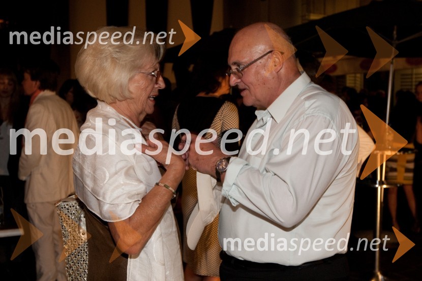 Mira Košak, mama režiserja Andreja Košaka in Vasilij Vasko Polič, nekdanji vrhovni sodnik14. festival slovenskega filma, zaključek