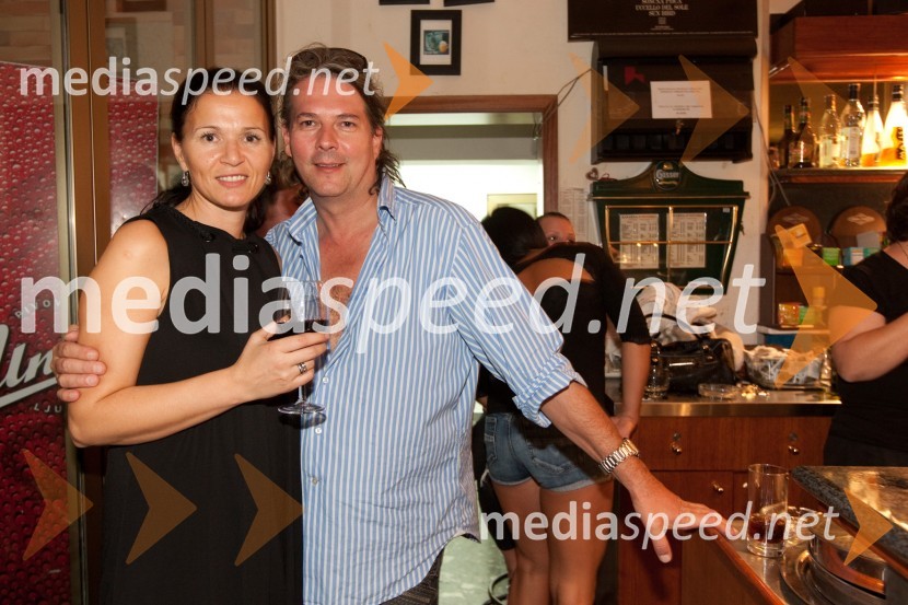 	Marija Marđonović, direktorica Festivala slovenskega filma in Mladen Škerbec, gostinec14. festival slovenskega filma, zaključek