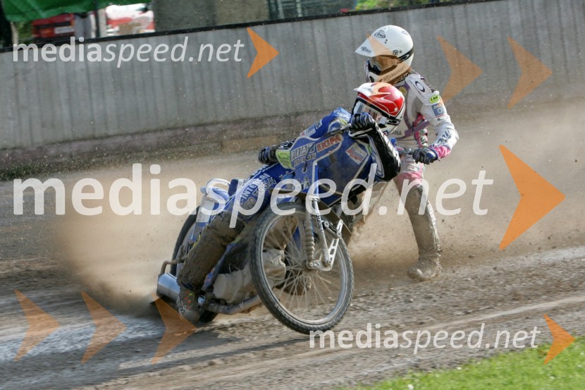 Matej Žagar in Jernej Kolenko, oba AMTK LjubljanaSPEEDWAY, 3. dirka DP posameznikov Slovenije, Avstrije in Hrvaške