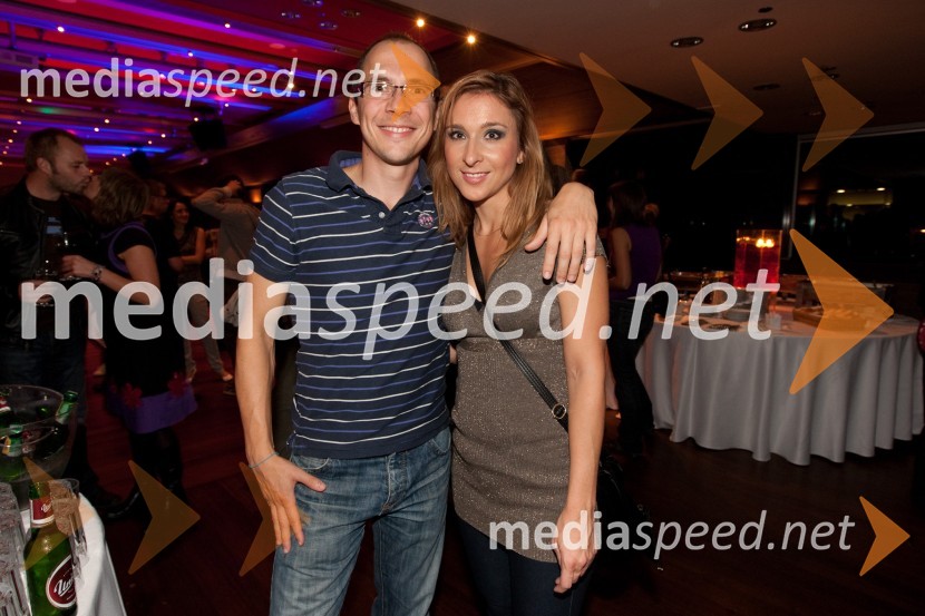 Jan Trost in Mateja MackenziePerpetuum Jazzile in Vocal Six, koncert