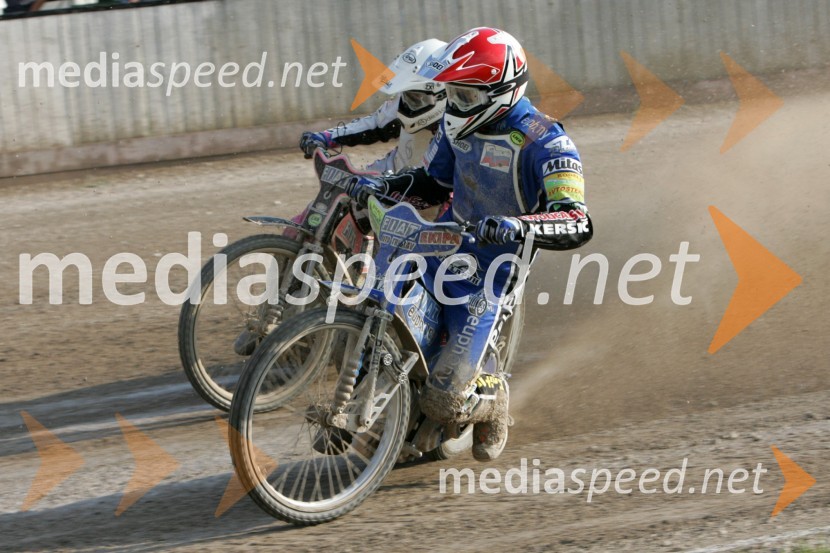 Jernej Kolenko in Matej Žagar, oba AMTK LjubljanaSPEEDWAY, 3. dirka DP posameznikov Slovenije, Avstrije in Hrvaške