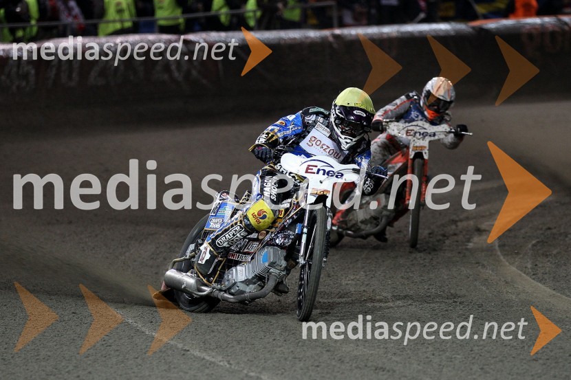 Darcy Ward, Avstralija in Andreas Jonsson, ŠvedskaSpeedway, zaključek serije Grand Prix 2011, VN Poljske