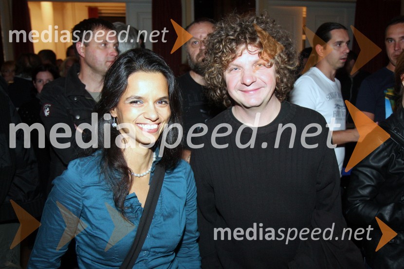 Matjaž Latin, režiser s spremljevalkoKoncert Jonas Hellborg in Ginger Baker group